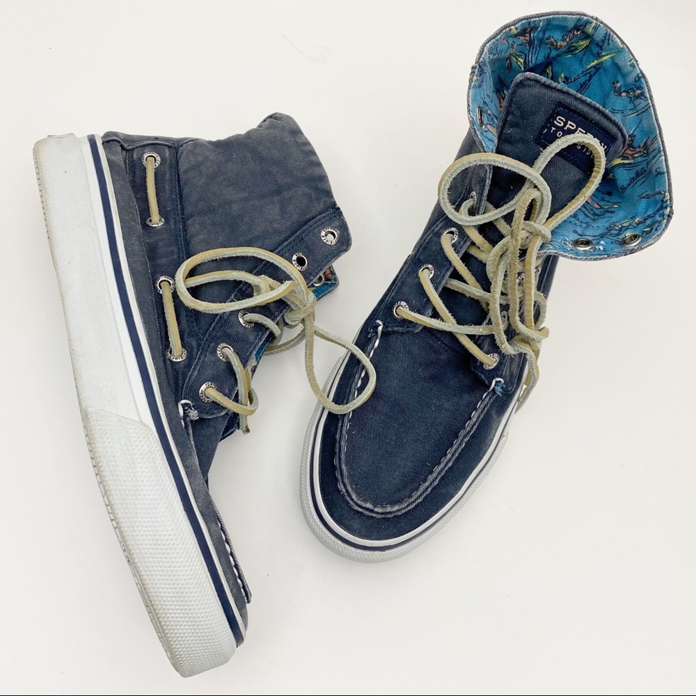 SPERRY Top-Sider High-Top Canvas Bahama Chukka